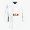 Button Chef Coat with Thermometer Pocket Thumbnail