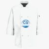 Button Chef Coat with Thermometer Pocket Thumbnail