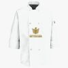 Button Chef Coat with Thermometer Pocket Thumbnail