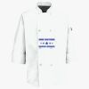 Button Chef Coat with Thermometer Pocket Thumbnail