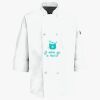 Button Chef Coat with Thermometer Pocket Thumbnail