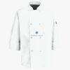 Button Chef Coat with Thermometer Pocket Thumbnail