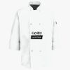 Button Chef Coat with Thermometer Pocket Thumbnail