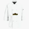 Button Chef Coat with Thermometer Pocket Thumbnail