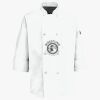 Button Chef Coat with Thermometer Pocket Thumbnail