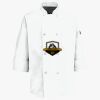 Button Chef Coat with Thermometer Pocket Thumbnail