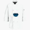 Button Chef Coat with Thermometer Pocket Thumbnail