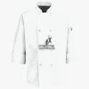 Button Chef Coat with Thermometer Pocket Thumbnail