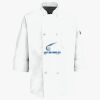 Button Chef Coat with Thermometer Pocket Thumbnail