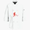 Button Chef Coat with Thermometer Pocket Thumbnail
