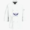 Button Chef Coat with Thermometer Pocket Thumbnail
