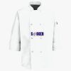 Button Chef Coat with Thermometer Pocket Thumbnail