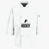 Button Chef Coat with Thermometer Pocket Thumbnail