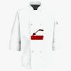Button Chef Coat with Thermometer Pocket Thumbnail