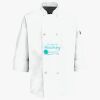 Button Chef Coat with Thermometer Pocket Thumbnail