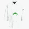Button Chef Coat with Thermometer Pocket Thumbnail