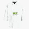 Button Chef Coat with Thermometer Pocket Thumbnail