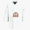 Button Chef Coat with Thermometer Pocket Thumbnail