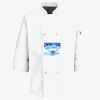 Button Chef Coat with Thermometer Pocket Thumbnail