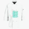 Button Chef Coat with Thermometer Pocket Thumbnail