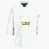 Button Chef Coat with Thermometer Pocket Thumbnail