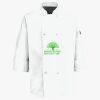 Button Chef Coat with Thermometer Pocket Thumbnail