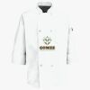 Button Chef Coat with Thermometer Pocket Thumbnail