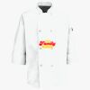 Button Chef Coat with Thermometer Pocket Thumbnail