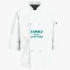Button Chef Coat with Thermometer Pocket Thumbnail