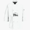 Button Chef Coat with Thermometer Pocket Thumbnail