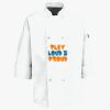 Button Chef Coat with Thermometer Pocket Thumbnail