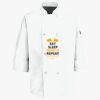 Button Chef Coat with Thermometer Pocket Thumbnail