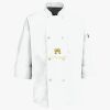 Button Chef Coat with Thermometer Pocket Thumbnail