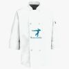 Button Chef Coat with Thermometer Pocket Thumbnail