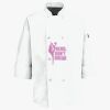 Button Chef Coat with Thermometer Pocket Thumbnail