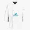 Button Chef Coat with Thermometer Pocket Thumbnail