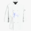 Button Chef Coat with Thermometer Pocket Thumbnail