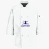 Button Chef Coat with Thermometer Pocket Thumbnail