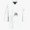 Button Chef Coat with Thermometer Pocket Thumbnail