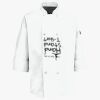 Button Chef Coat with Thermometer Pocket Thumbnail