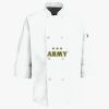 Button Chef Coat with Thermometer Pocket Thumbnail