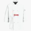 Button Chef Coat with Thermometer Pocket Thumbnail