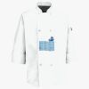 Button Chef Coat with Thermometer Pocket Thumbnail