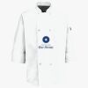 Button Chef Coat with Thermometer Pocket Thumbnail