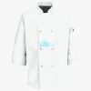 Button Chef Coat with Thermometer Pocket Thumbnail