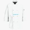 Button Chef Coat with Thermometer Pocket Thumbnail