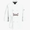 Button Chef Coat with Thermometer Pocket Thumbnail