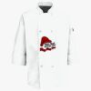 Button Chef Coat with Thermometer Pocket Thumbnail