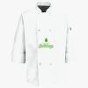 Button Chef Coat with Thermometer Pocket Thumbnail