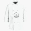 Button Chef Coat with Thermometer Pocket Thumbnail